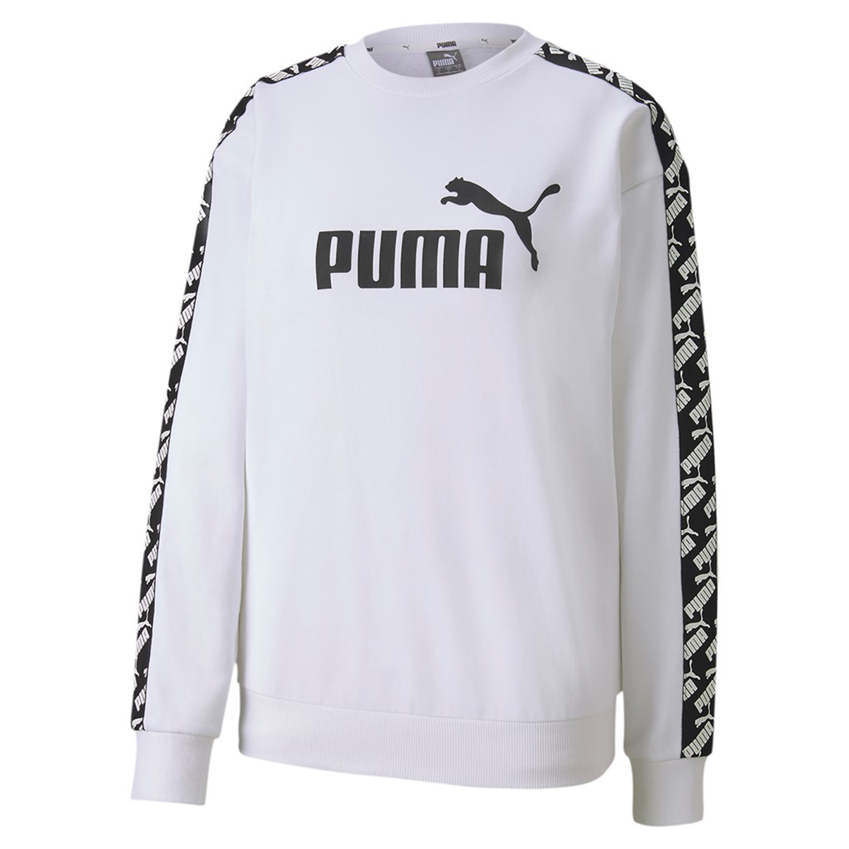 PUMA Damen Amplified Crew Sweat TR Sweatshirt Pullover 582022 Weiss von Puma