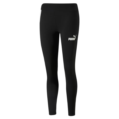 PUMA Damen Around The Block Leggings LBlack White ┃Trainingstights für Damen von PUMA