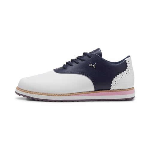 PUMA Damen Avant Golfschuhe, White-deep Navy, 39 EU von PUMA