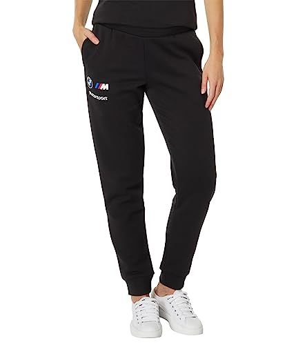 PUMA Damen BMW MMS Wmn ESS Fleece Lässige Hose, Schwarz, Groß von PUMA