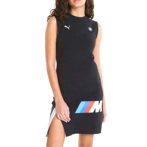 PUMA Damen BMW M Motorsport Statement Graphic Knit Kleid, Baumwolle Schwarz, Mittel von PUMA