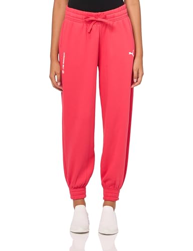 PUMA Damen BMW M Motorsports Essentials+ Fleece Pants Trainingshose, Tart Cherry, X-Klein von PUMA