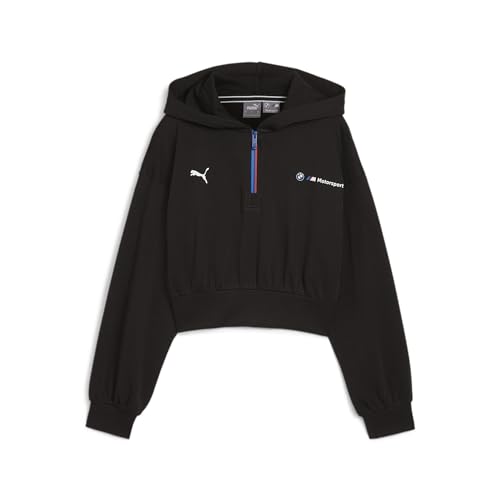 PUMA Damen BMW M Motorsports Essentials + Hoodie, Schwarz, L von PUMA