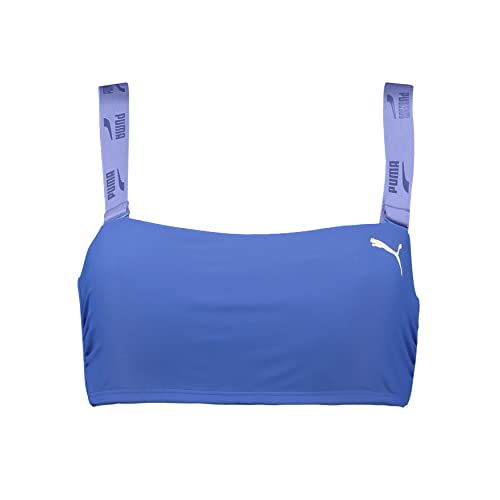 PUMA Damen Bandeau Bikini Top, Elektro Purple, M EU von PUMA