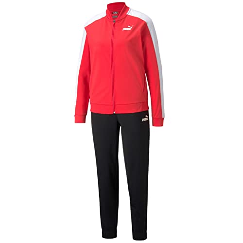 PUMA Damen Baseball Tricot Suit Trainingsanzug, Paradies rosa, M von PUMA