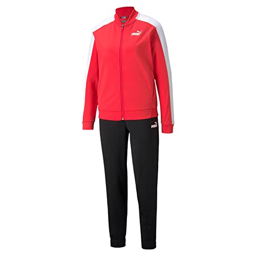 PUMA Damen Baseball Tricot Suit Trainingsanzug, Paradies rosa, S von PUMA