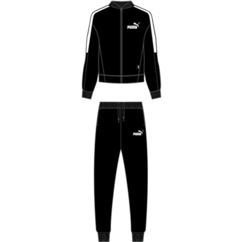 PUMA Damen Baseball-Trikotanzug Cl Trainingsanzug, Schwarz, L von PUMA