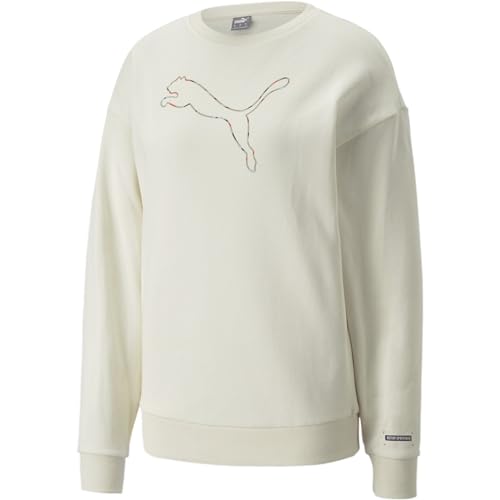 PUMA Damen Better Crew FL Sweatshirt, bunt, M von PUMA