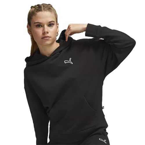 PUMA Damen Better Essentials Kapuzenpullover Tr Schweiß, Schwarz, M von PUMA
