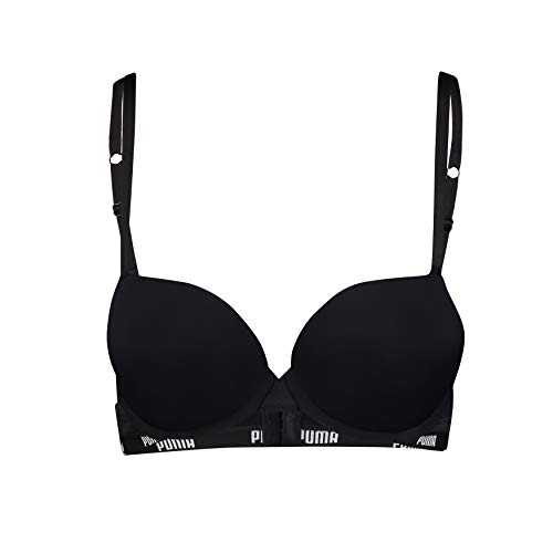 PUMA Damen Bra Push-Up BH schwarz, Größe:75 D von PUMA