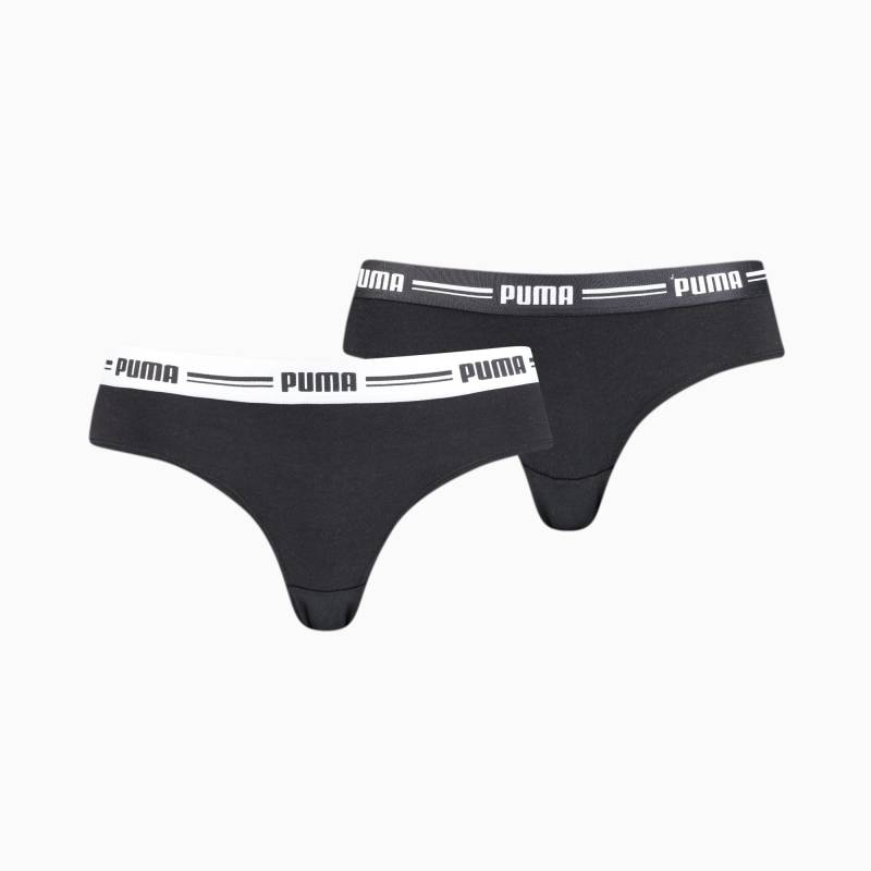 PUMA Damen Brazilian-Slip 2er-Pack, Schwarz, Größe: L, Kleidung von PUMA