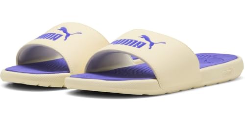 PUMA Damen COOL CAT 2.0 WNS Schiebe-Sandalen, Creamy Vanilla-Dark Amethyst, 35.5 EU von PUMA