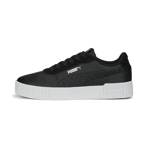 PUMA Women's Fashion Shoes CARINA 2.0 LASER CUT Trainers & Sneakers, PUMA BLACK-STRONG GRAY-PUMA SILVER, 40 von PUMA