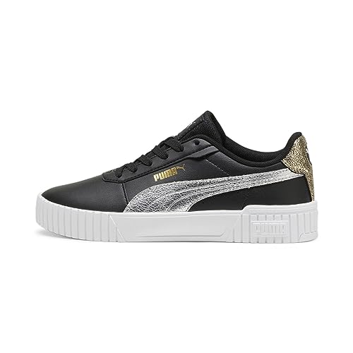 PUMA Damen Carina 2.0 Metallic Shine Turnschuhe, Puma Black Puma Silver Puma Gold, 41 EU von PUMA