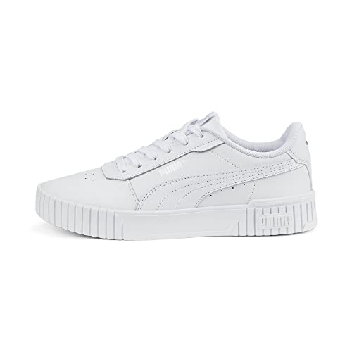 PUMA Damen Carina 2.0 Sneaker, White White Silver, 37.5 EU PUMA Damen Carina 2.0 Sneaker, White White Silver, 37.5 EU von PUMA