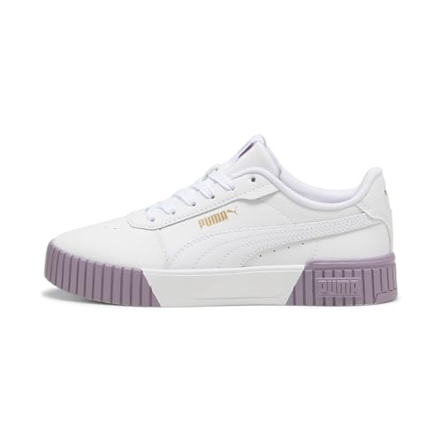 PUMA Damen Carina 2.0 Sneaker, White-Pale Plum Gold, 38.5 EU von PUMA