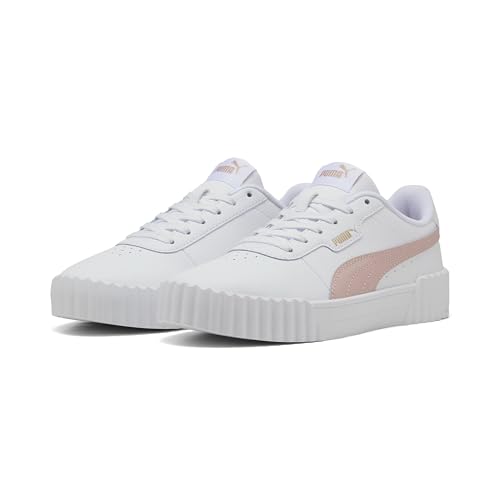 PUMA Damen Carina 3.0 Sneaker, White-Rose Quartz Gold, 37.5 EU PUMA Damen Carina 3.0 Sneaker, White-Rose Quartz Gold, 37.5 EU von PUMA