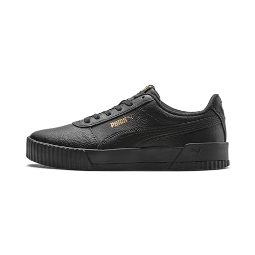 PUMA Damen Carina L Turnschuhe, Puma Black Puma Team Gold, 42 EU von PUMA