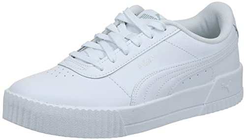 PUMA Damen Carina Sneaker, White White Silber, 37.5 EU von PUMA