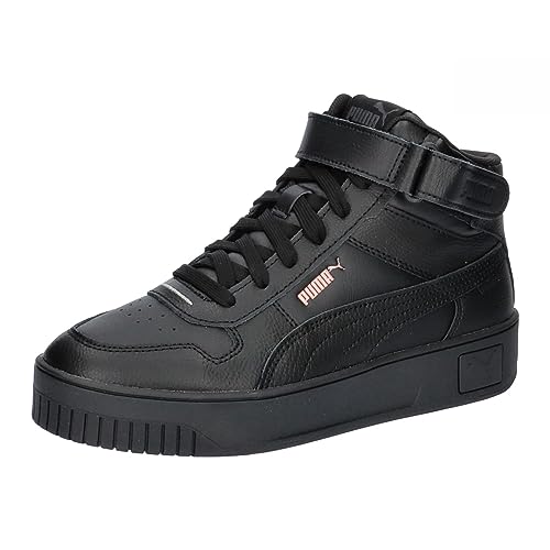 PUMA Damen Carina Street Mid Sneaker, Black Black Rose Gold, 38.5 EU von PUMA