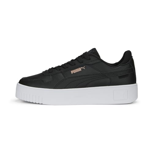 PUMA Damen Carina Street Turnschuhe, Black Rose Gold White Metallic, 36 EU von PUMA