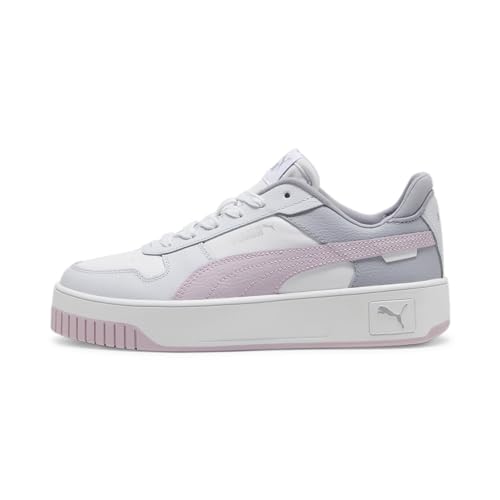 PUMA Damen Carina Street Turnschuhe, Puma White Grape Mist Puma Silver, 36 EU von PUMA