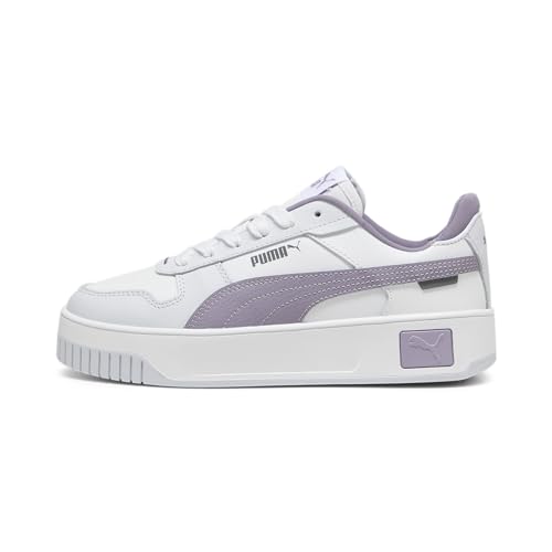 PUMA Damen Carina Street Turnschuhe, Puma White Pale Plum Silver Mist, 38 EU von PUMA