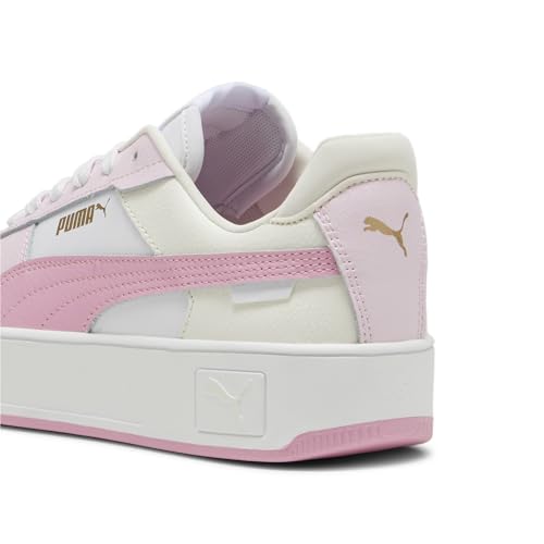 PUMA Damen Carina Street Sneakers 39White Pink Lilac Gold von PUMA