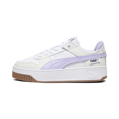 PUMA Damen Carina Street Vtg Turnschuhe, Puma White Vivid Violet Vapor Gray, 38 EU von PUMA