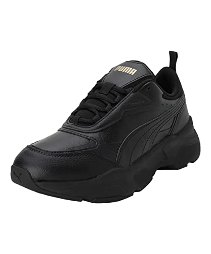 PUMA Cassia SL┃Freizeitschuhe für Damen, Puma Black Puma Black Puma Team Gold, 37 EU von PUMA