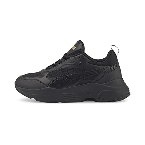 PUMA Women's Fashion Shoes CASSIA Trainers & Sneakers, PUMA BLACK-PUMA BLACK-PUMA TEAM GOLD, 42 von PUMA