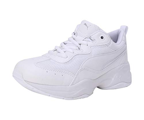 PUMA Damen Cilia Sneaker, Puma White Gray Violet Puma Silver, 38.5 EU von PUMA