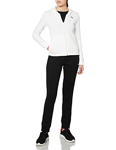 PUMA Damen Classic Hooded Sweat Sweatshirt, weiß, XL von PUMA