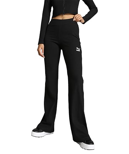 PUMA Damen Classics Ausgestellte Leggings MBlack von PUMA