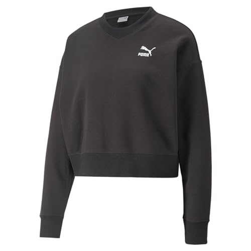 PUMA Damen Classics Crew Neck Sweatshirt SBlack von PUMA