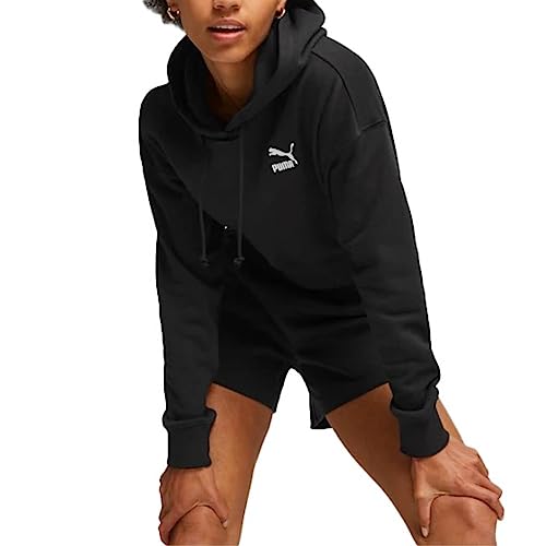 PUMA Damen Classics Cropped Hoodie XSBlack von PUMA