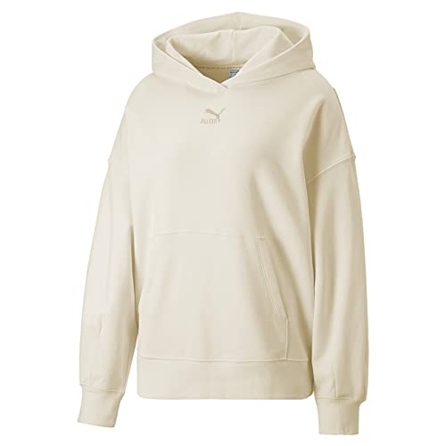 PUMA Damen Classics Oversized Hoodie Tr Fleecejacke, bunt, L von PUMA