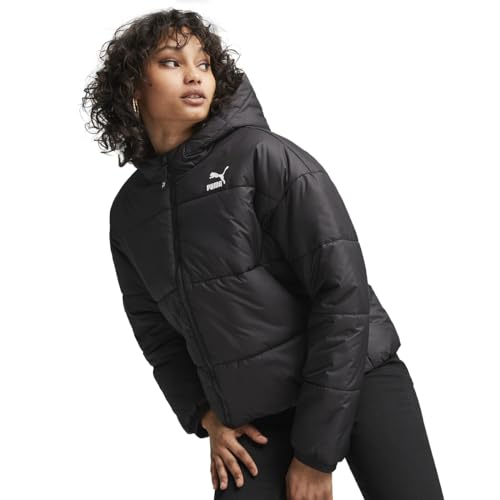 PUMA Damen Classics Women's Padded Jacket Daunenjacke, Black, M von PUMA