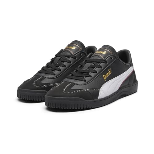 PUMA Damen Club 5v5 Sneaker, Black White Gold, 40 EU PUMA Damen Club 5v5 Sneaker, Black White Gold, 40 EU von PUMA