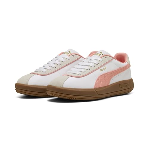 PUMA Damen Club KLASSIKA Sneaker, White-PINK Fruit-Vapor Gray, 42.5 EU PUMA Damen Club KLASSIKA Sneaker, White-PINK Fruit-Vapor Gray, 42.5 EU von PUMA