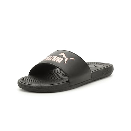 PUMA Damen Cool Cat 2.0 Wns Slide-Sandalen, Puma Black Rose Gold, 35.5 EU von PUMA