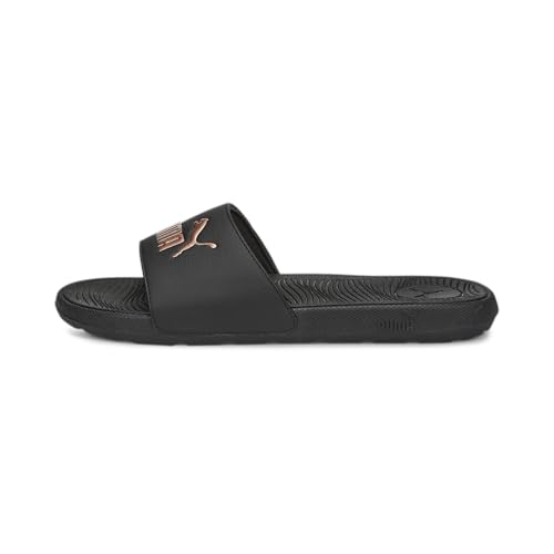 PUMA Damen Cool Cat 2.0 WNS Slide Sandal, Black Rose Gold, 37 EU von PUMA