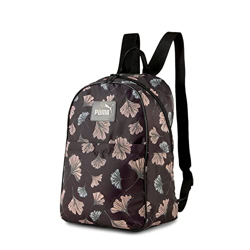 PUMA Damen Core Pop Backpack Rucksack, Schwarz, AOP (Mehrfarbig), Einheitsgröße von PUMA