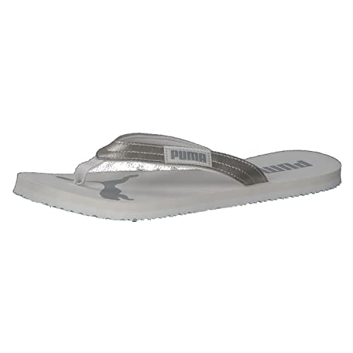 PUMA Damen Cozy Flip WNS Stardust Sandal, Nimbus Cloud Silver, 37 EU von PUMA