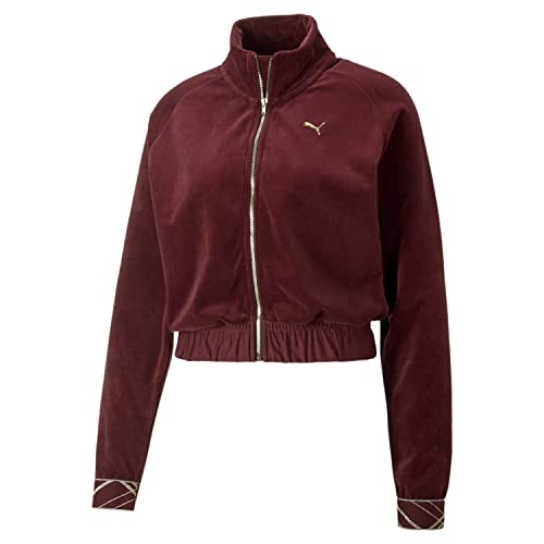 PUMA Damen Deco Glam Trainingsjacke rosa L von PUMA