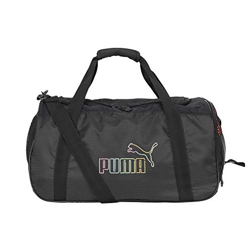 PUMA Damen Evercat No. 1 Logo Duffel Bag Trainingstasche, schwarz/pink, Einheitsgröße von PUMA