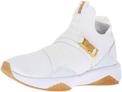 PUMA Damen Defy Mid Turnschuh, White-Metallic von PUMA