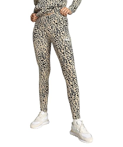 PUMA Damen ESS+ Animal Leggings Tights, bunt, L von PUMA