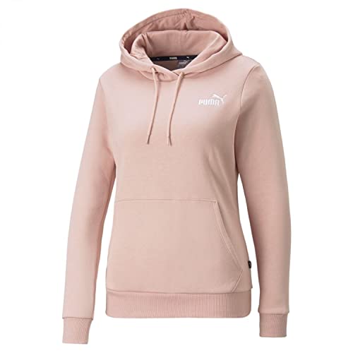 PUMA Damen ESS+ Embroidery Hoodie Sweat, Rosenquarz, XS von PUMA