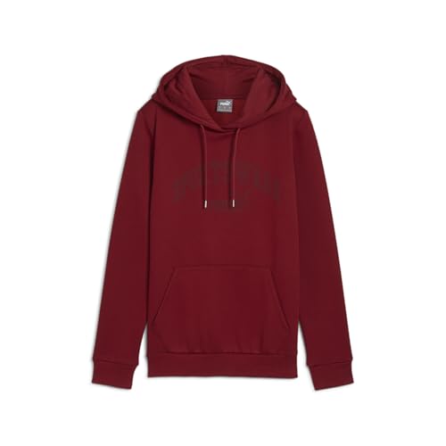 PUMA Damen ESS+ Logo LAB Hoodie M Intense Red ┃Basic Logo Hoodie in Regular Fit Damen PUMA Damen ESS+ Logo LAB Hoodie M Intense Red ┃Basic Logo Hoodie in Regular Fit Damen von PUMA